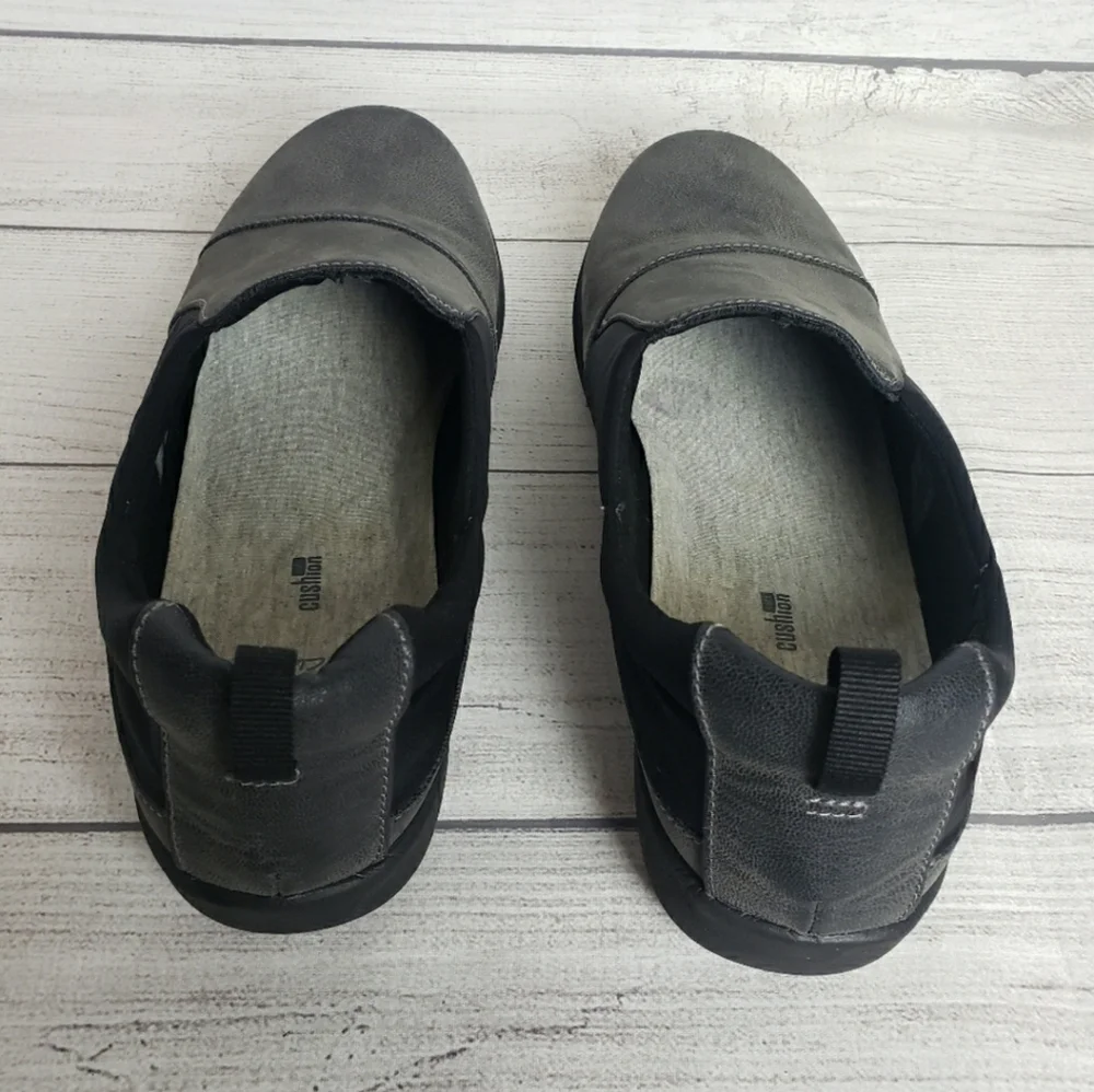 Cloudsteppers by Clark's Black Charcoal Slip-on Women's Sz 11 Shoes‎